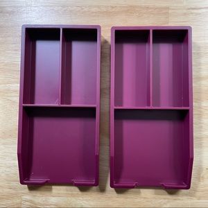 Try Red Accessory Tray (2) NWT